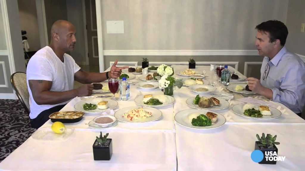 Here's Everything Dwayne The Rock Johnson Eats in a Day